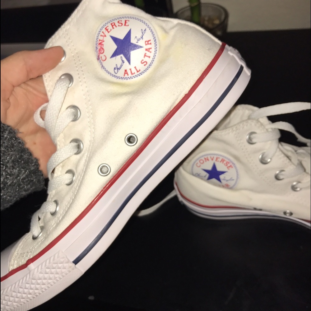 White High Top Converse (brand new!!)