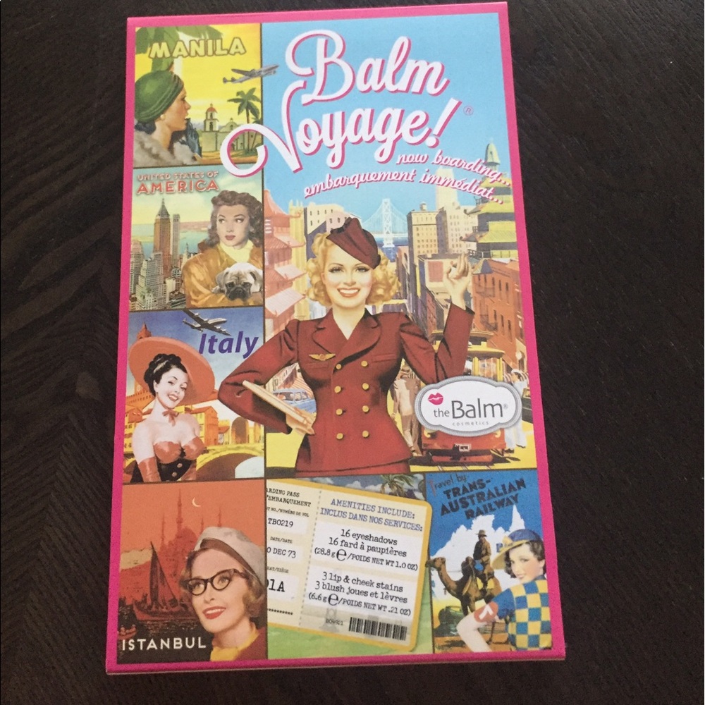 The balm cosmetics voyage eyeshadow palette