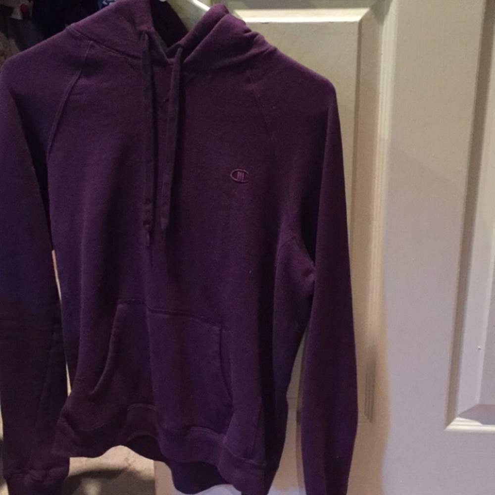 Purple Champion hoodie. Size MEDIUM.