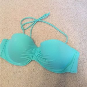 Turquoise bikini top