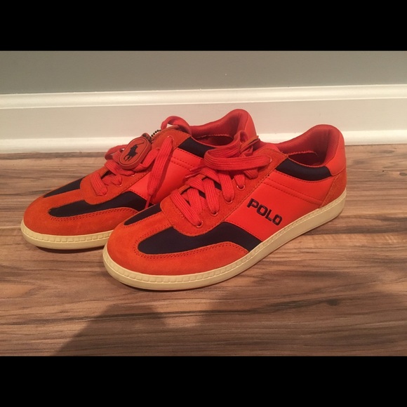 Polo Ralph Lauren Other - Orange suede Polo by Ralph Lauren shoes