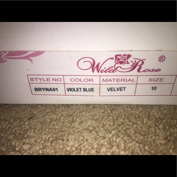 Wild Rose Velvet Knee High Boots - Picture 7 of 7