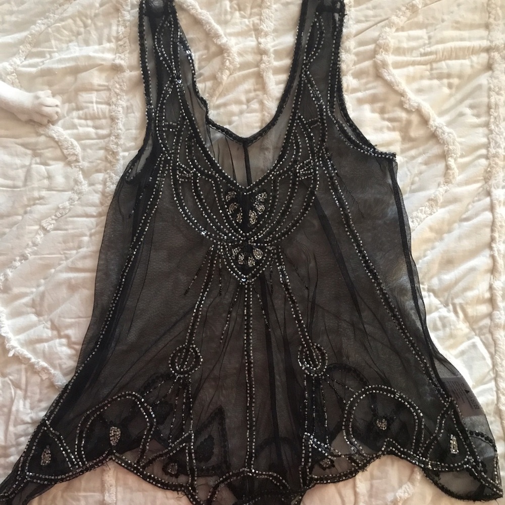 Sheer black tank