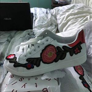 Brand new floral sneakers
