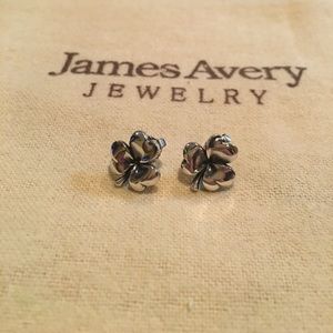 James Avery Shamrock earrings