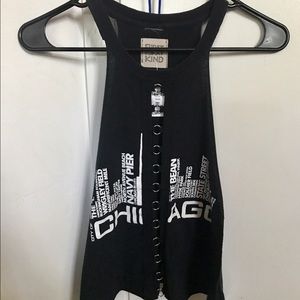 SALE✨ LF Furst of a Kind muscle tee,chain detail