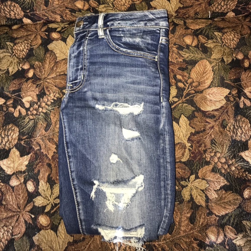 Jean legging capris!