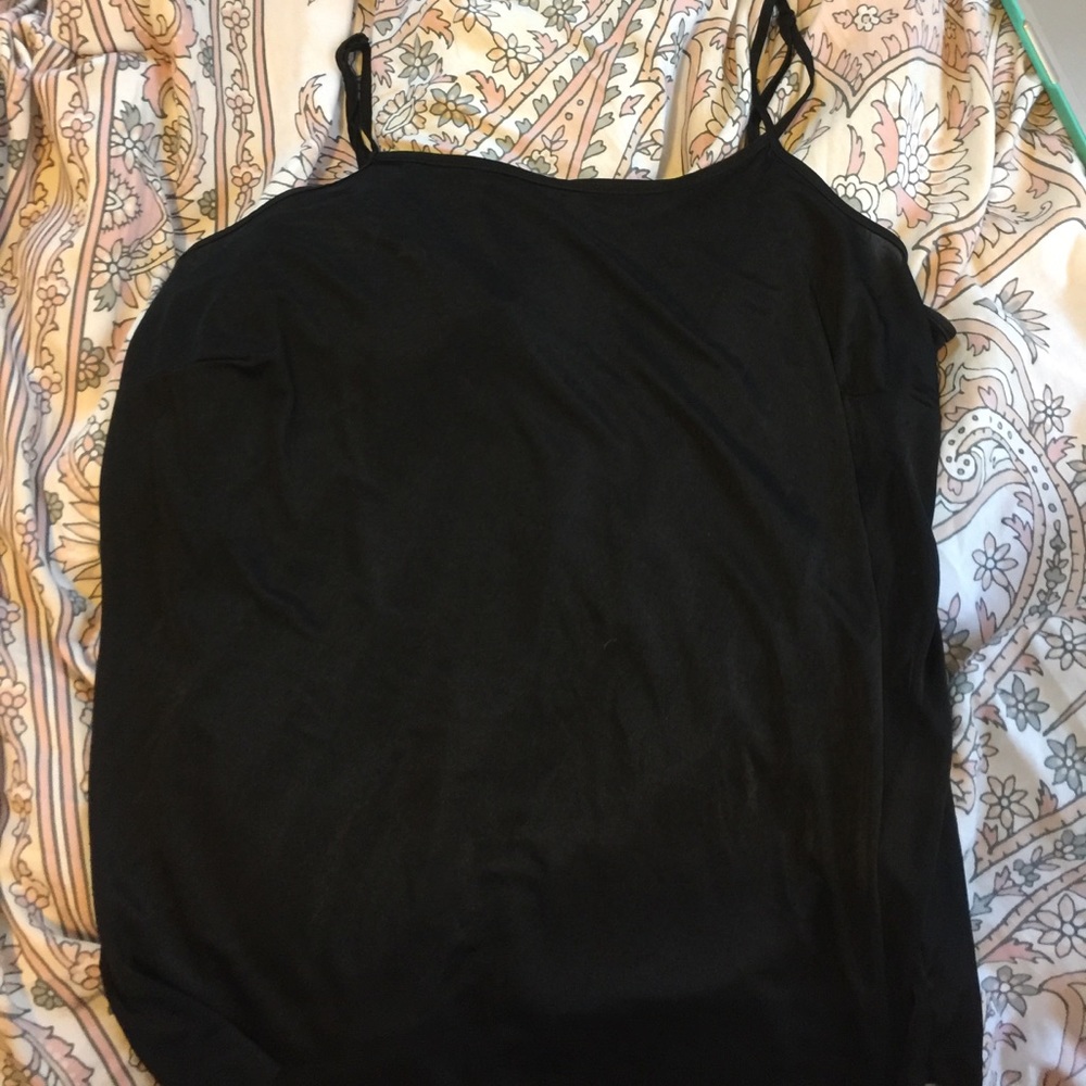Black Silky Tank