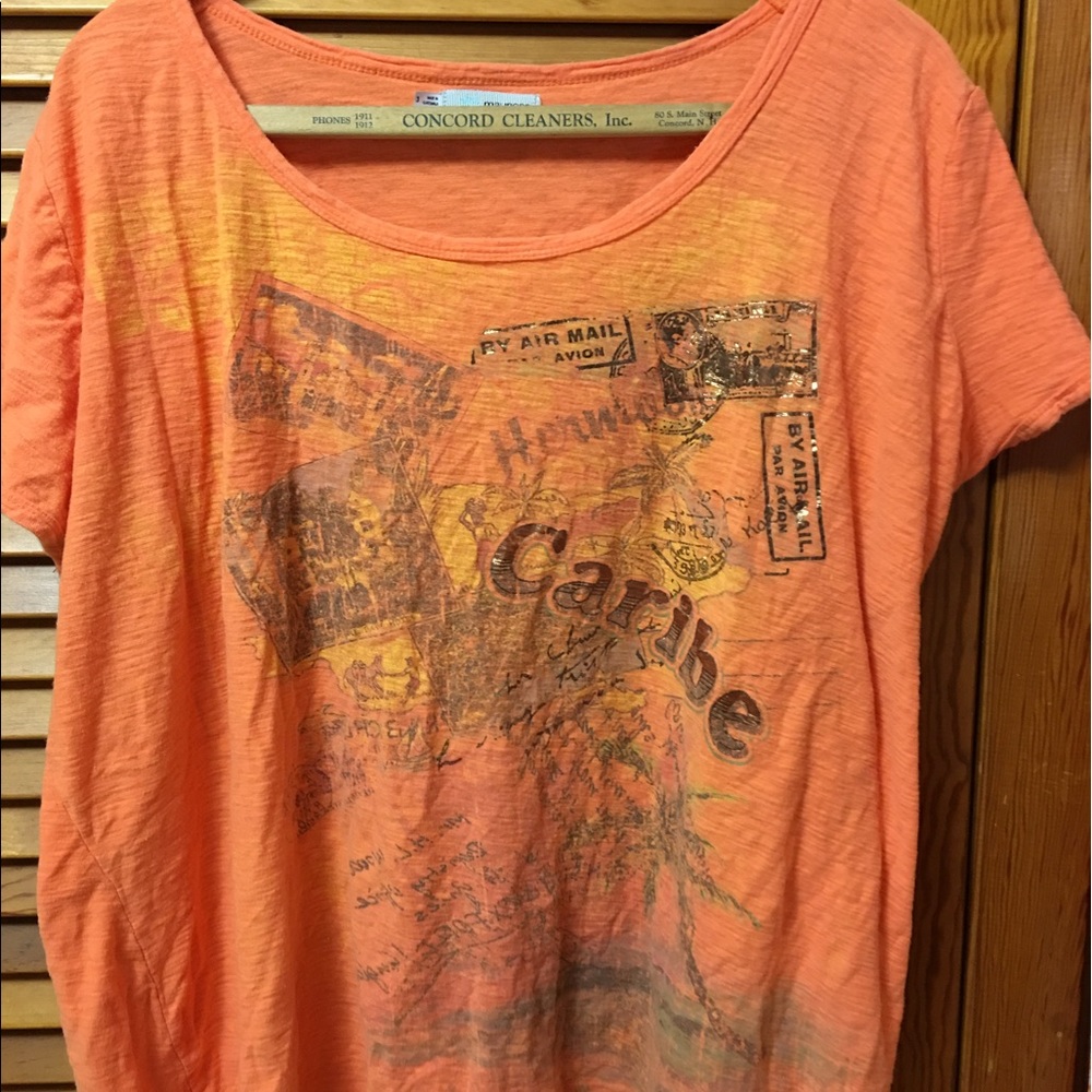 Maurices Orange short sleeve t