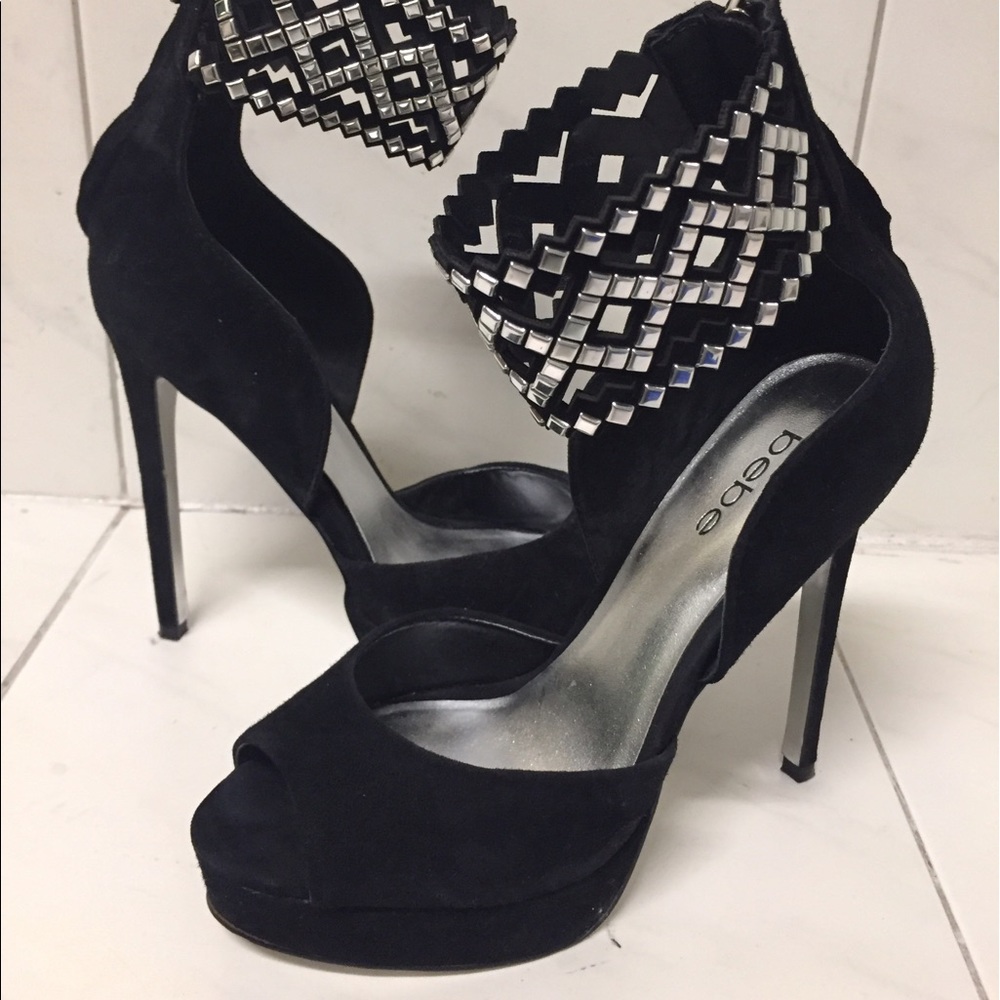 Bebe black original Platform heels shoes