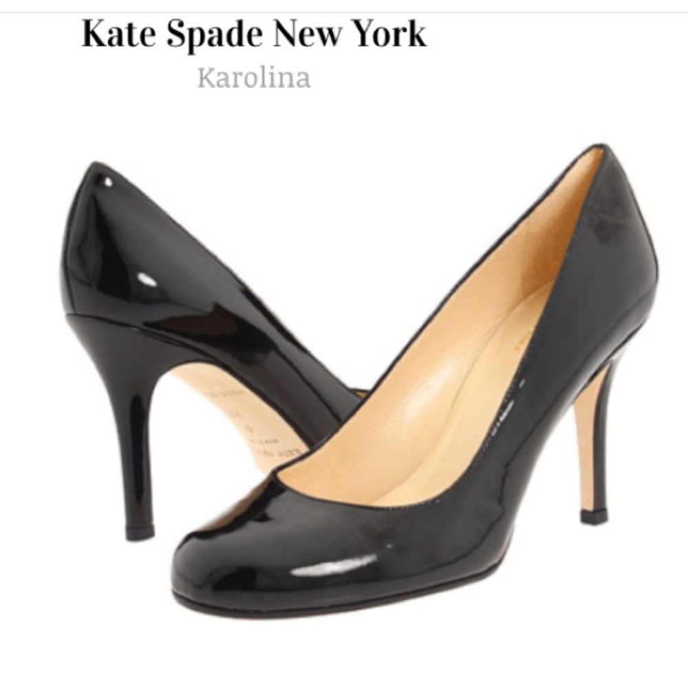 🎄Holiday Sale🎄Kate Spade cute black/patent pumps