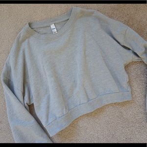 American Apparel Tops - American Apparel Grey Crew Neck Cropped Sweatshirt American Apparel Tops - American Apparel Grey Crew Neck Cropped Sweatshirt