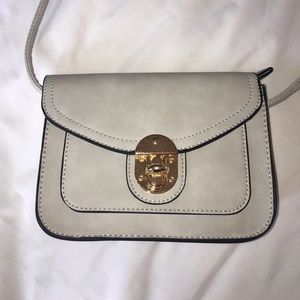 Light gray crossbody bag