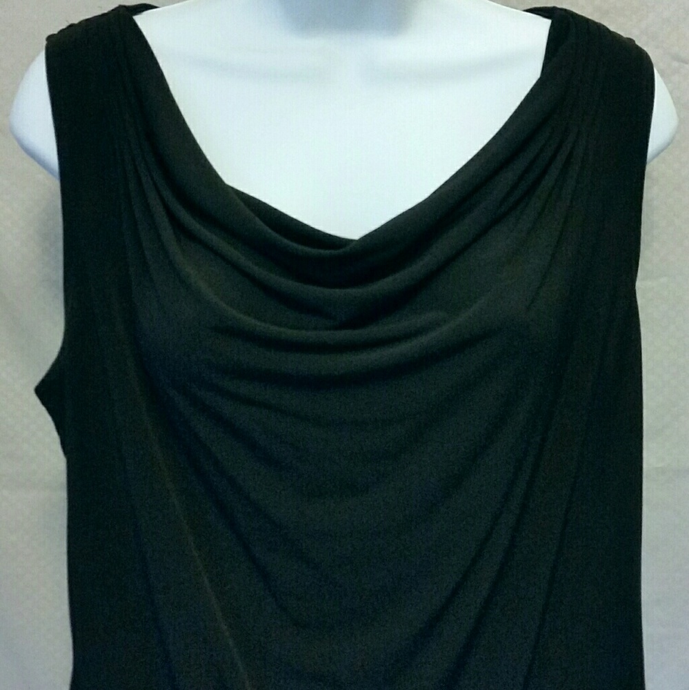 Draped - Neck Sleeveless Shell