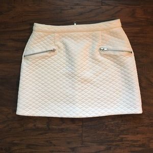 Cute quilted mini skirt