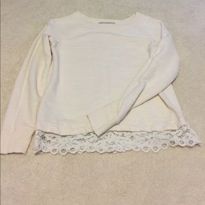 Loft Cream Sweatshirt.