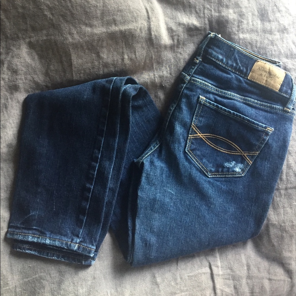 Abercrombie & Fitch Destroyed Denim