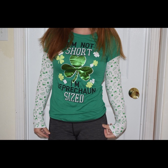 Kids Leprechaun Size Long Sleeve - Picture 1 of 4