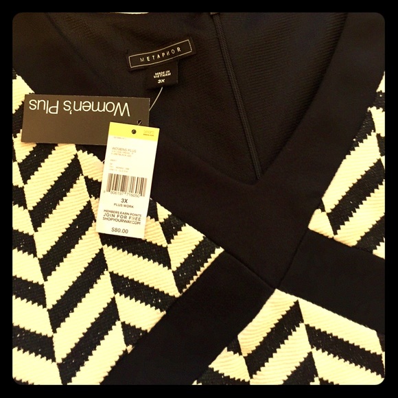 Black and cream dress - Picture 3 of 3