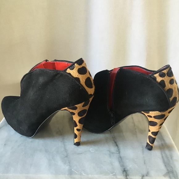Nine West Shoes - Nine West suede and calf hair booties