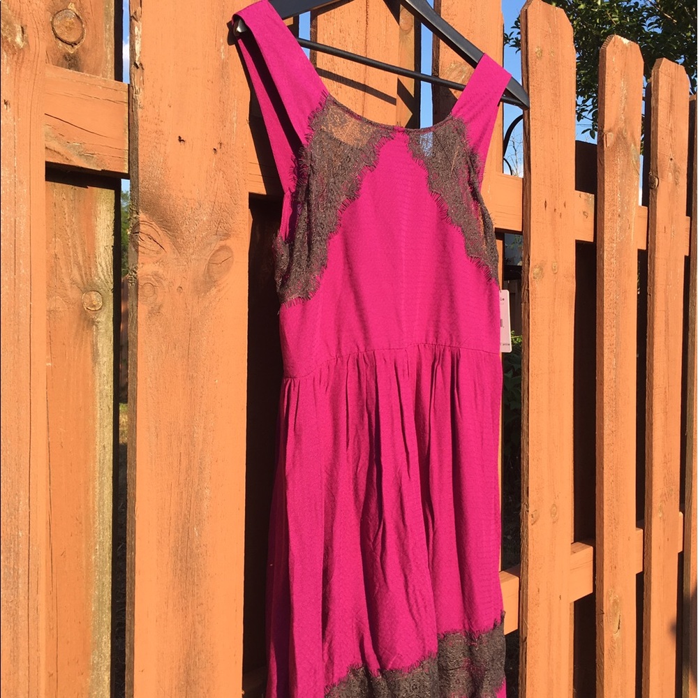 Free People Georgia Dress - Plum - 8