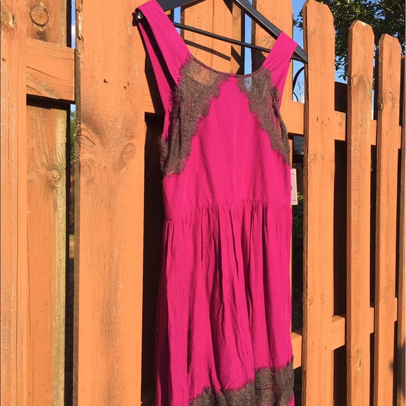 Free People Georgia Dress - Plum - 8 - Picture 1 of 7