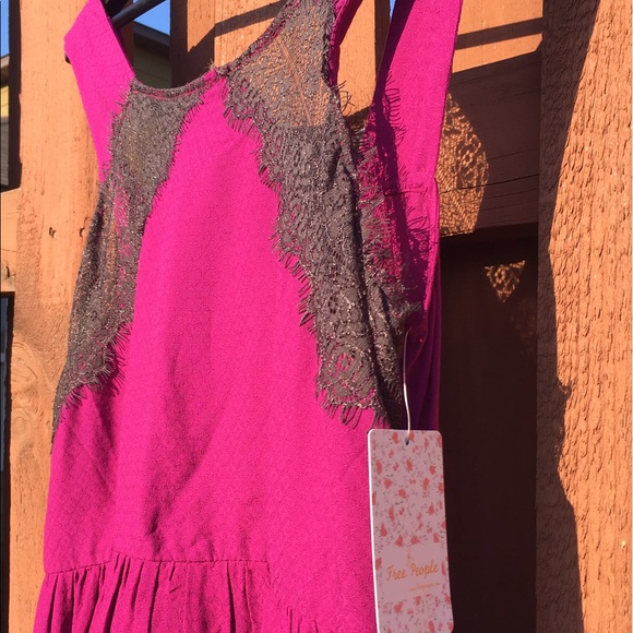 Free People Georgia Dress - Plum - 8 - Picture 3 of 7