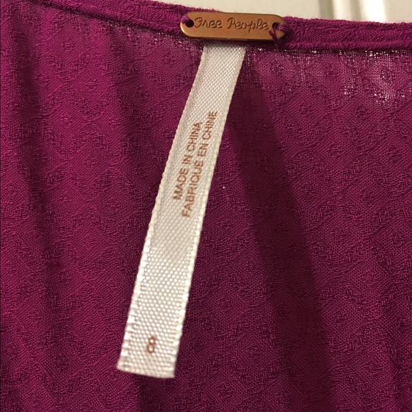 Free People Georgia Dress - Plum - 8 - Picture 4 of 7
