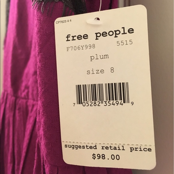 Free People Georgia Dress - Plum - 8 - Picture 5 of 7