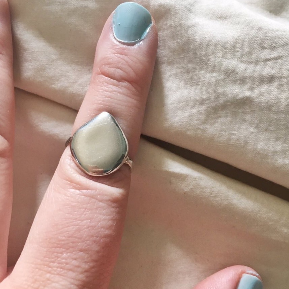 Sterling silver ring or midi ring