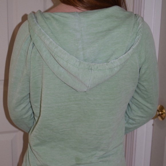 Green Roxy Pullover Hoodie - Picture 4 of 4