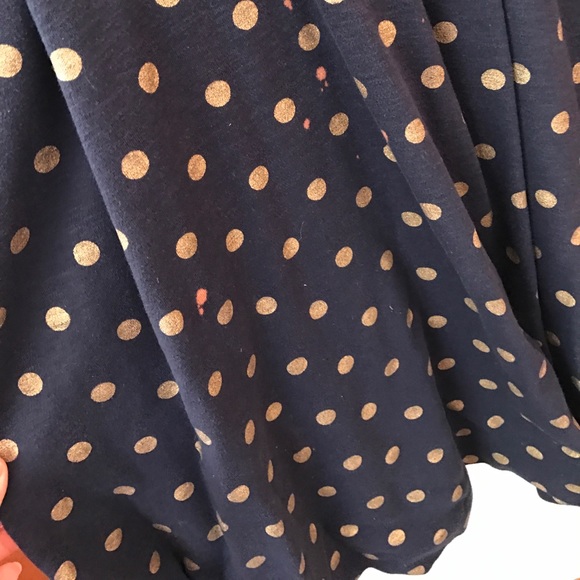 Anthropologie/ ophira gold Dot wrap dress - Picture 6 of 6