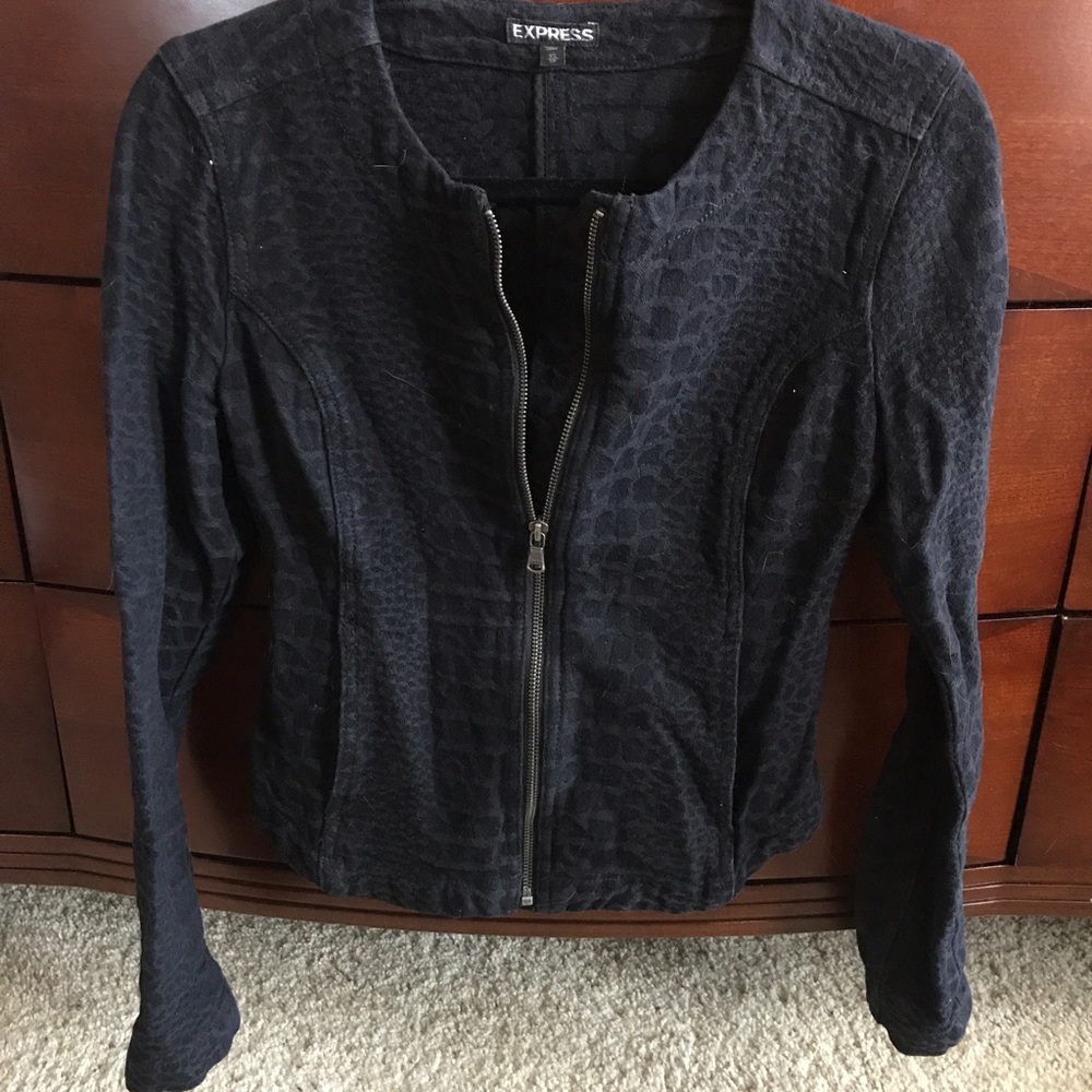 Express Crocodile Embossed Jacket