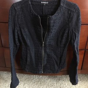 Express Crocodile Embossed Jacket