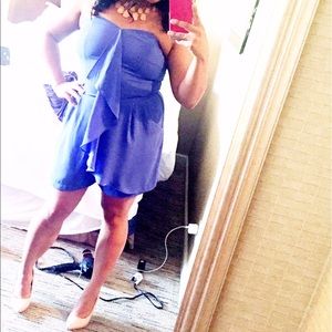 Express Chiffon strapless romper. Super cute.