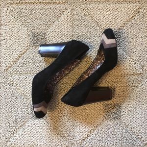 Missoni for Target Suede Block Heels, Size 8.5