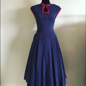 1950s vintage pinup dress