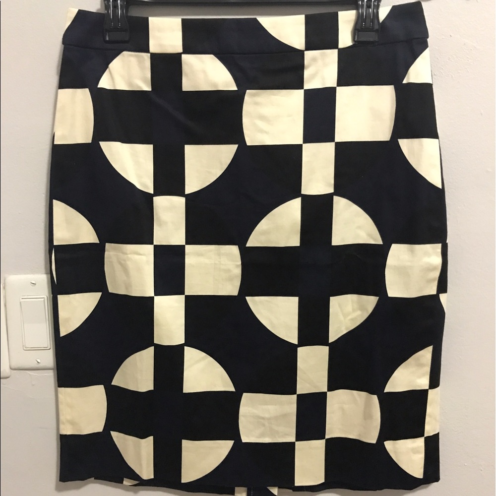 Patterned Pencil Skirt. Worn Once! By J.Crew