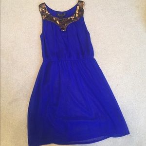 Blue dress