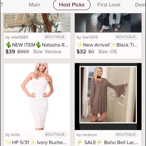 ✨HP 5/31✨ Ivory Ruched Tank Midi Dress - Picture 8 of 8