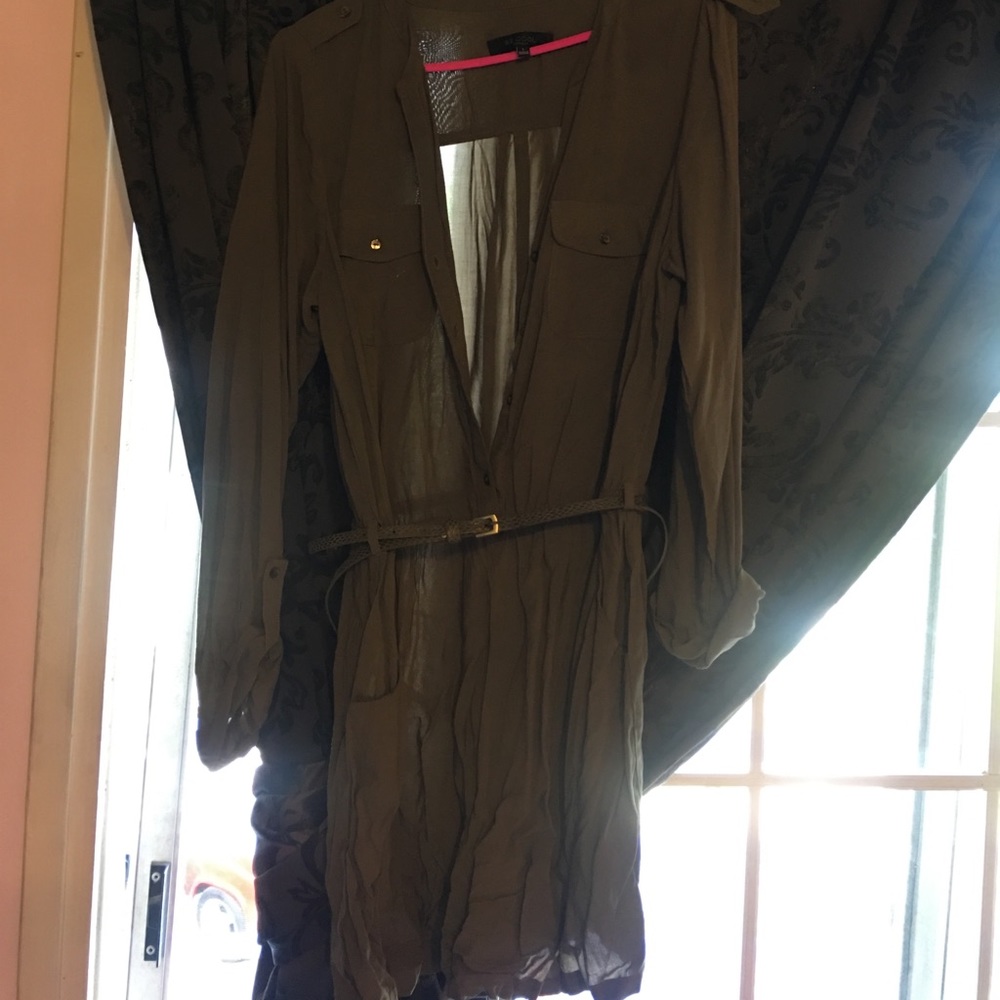 Olive green romper