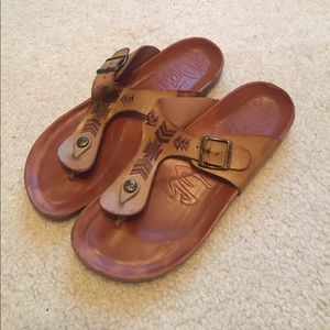 Aztec sandals