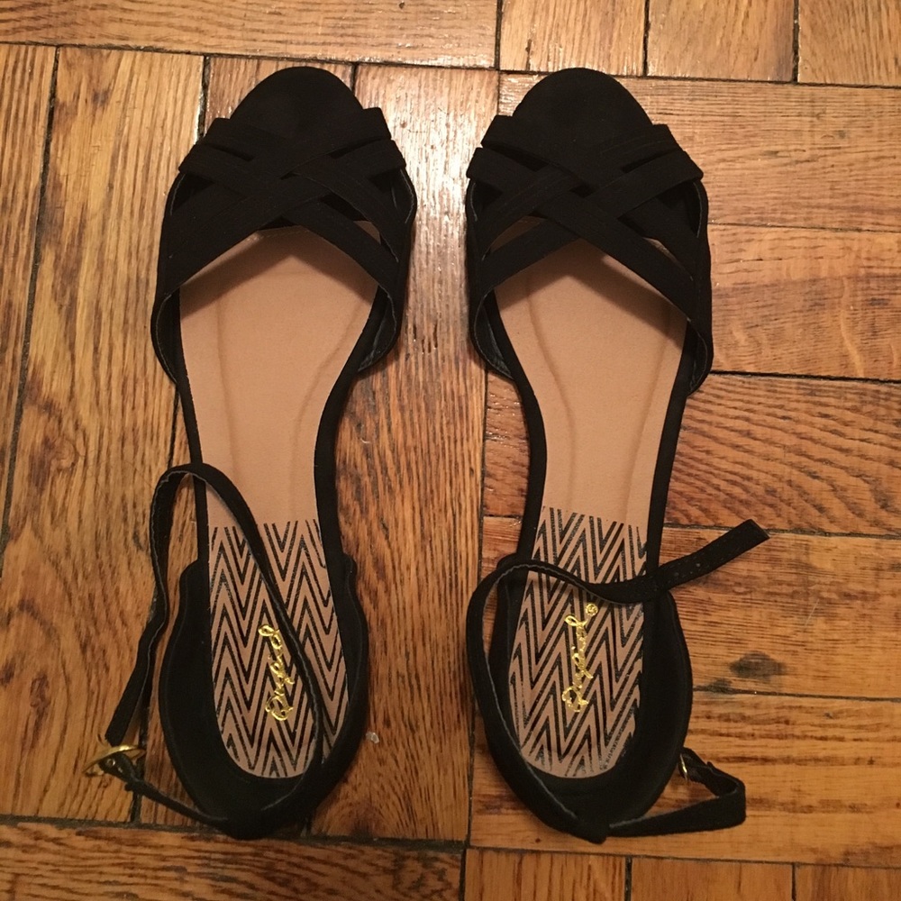 **NEW** Black ankle strap sandal