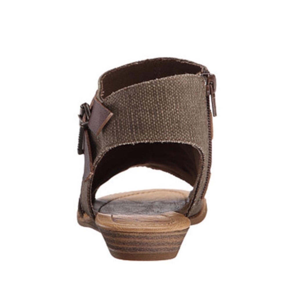 || NWT || Blowfish Balla Canvas Brown Sandals - Picture 3 of 5