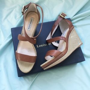Louise et Cie Brown Leather Heels - Size 10