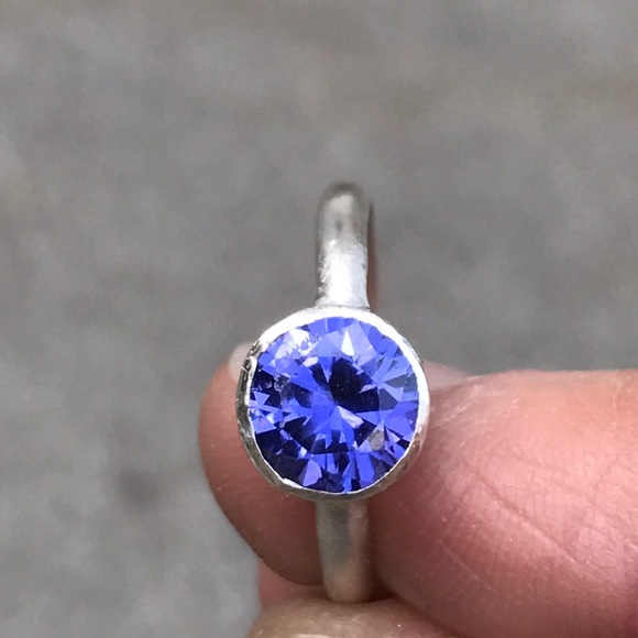 Sterling Silver Handmade Tourmaline Ring