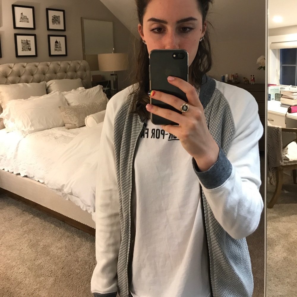 Adorable J. Crew lightweight zip up