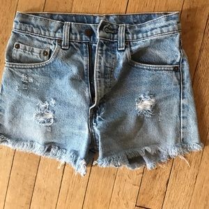 VINTAGE DENIM SHORTS - LEVIS