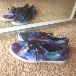 Authentic Lo-pro Cosmic Galaxy Womans Vans
