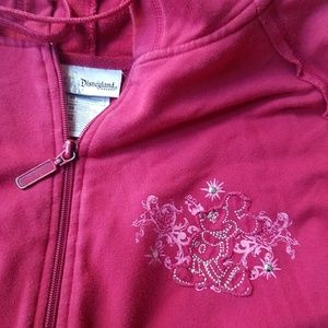 Fuschia Disneyland Resort Mickey stitched hoodie
